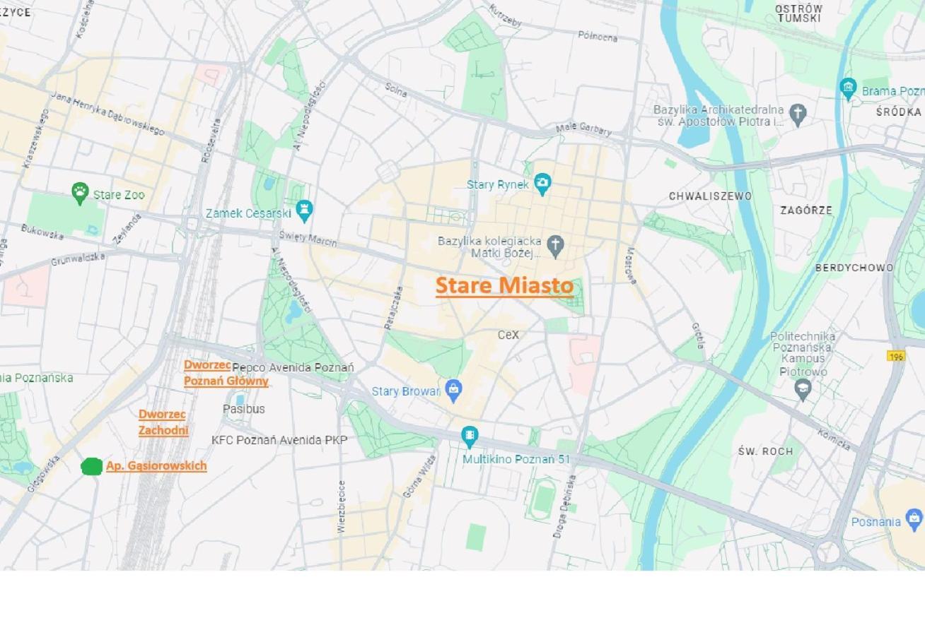 Apartament Fair Targi Dworzec Poznan Gasiorowskich Kültér fotó